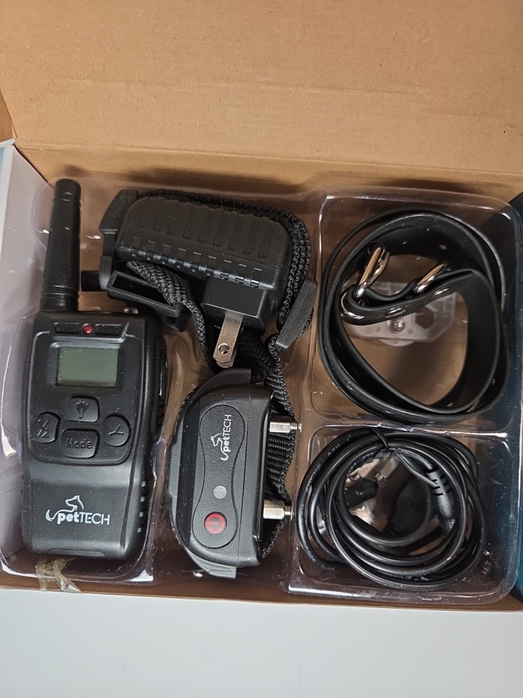 Pet Tech Dog Training Active Collar 1200ft Range Rechargeable & 100% Waterproof