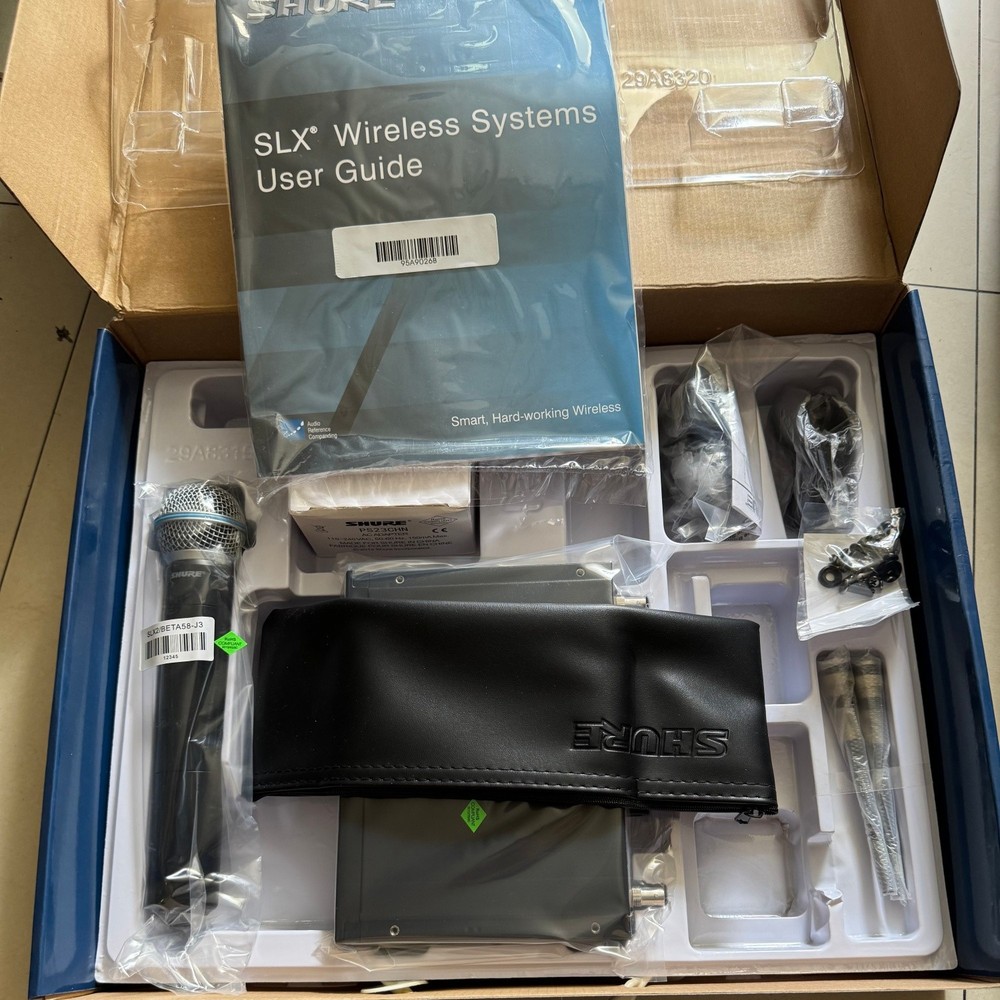 NEW SLX24/BETA58 Wireless Handheld Microphone System -L4 US