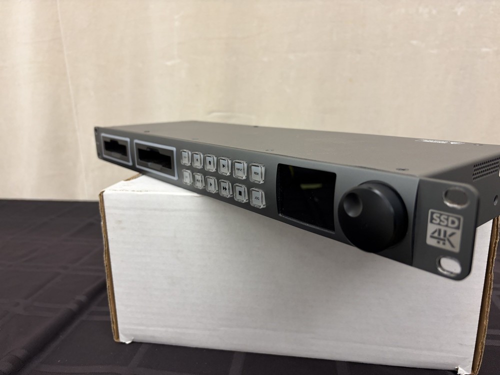 Blackmagic Design Hyperdeck Studio Pro SSD Deck 4k UHD Recorder HDMI Ethernet