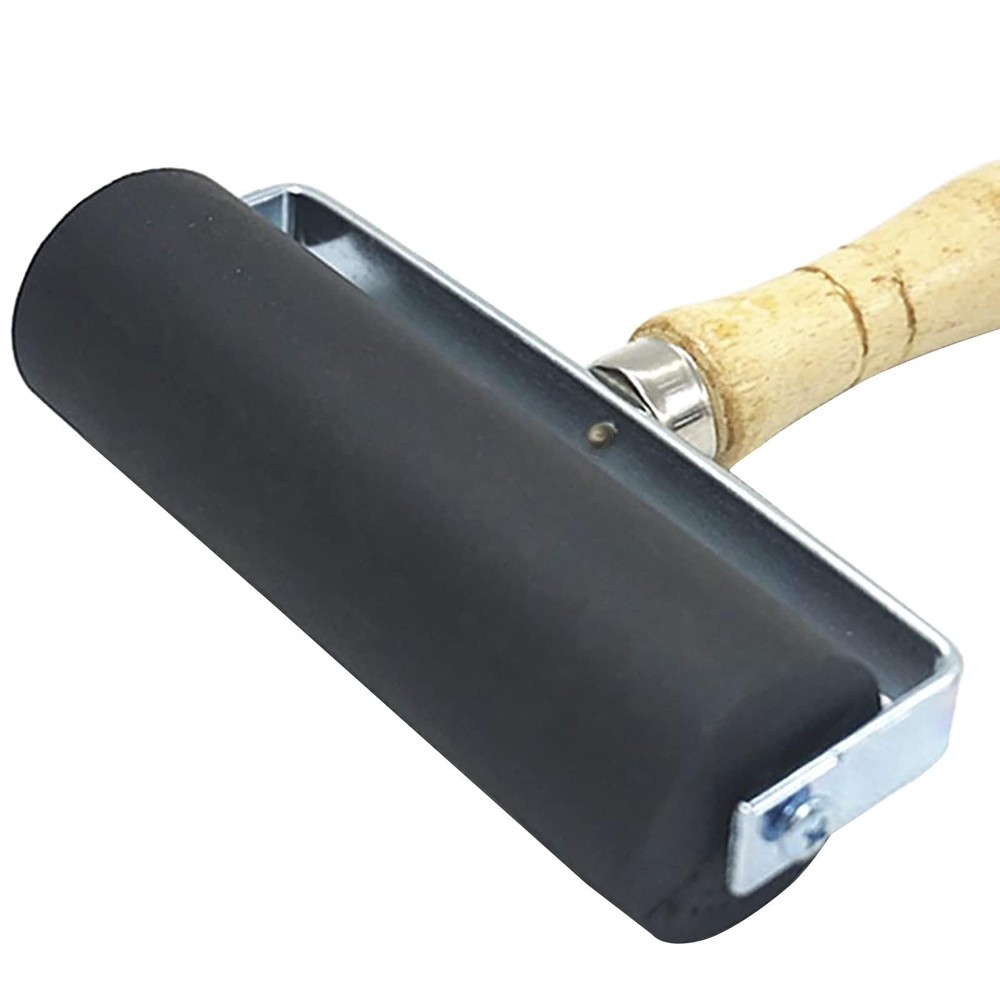 8 Pack Rubber Roller - Brayer Rollers with 3 Size for Crafting Brayer Rollers...