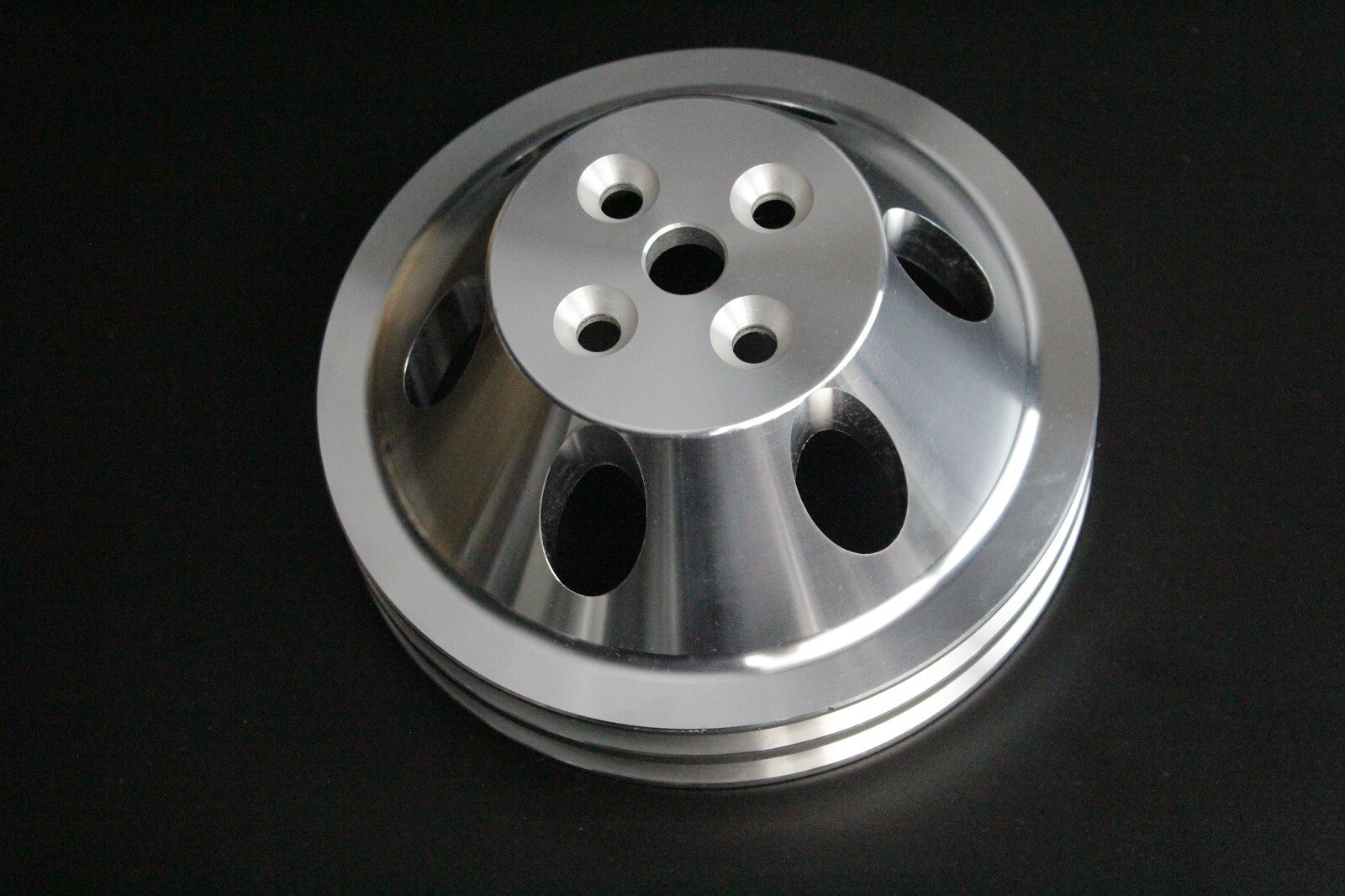 Chevy SBC 350 Billet Aluminum Long Water Pump Lwp 2 Groove Water Pump Pulley
