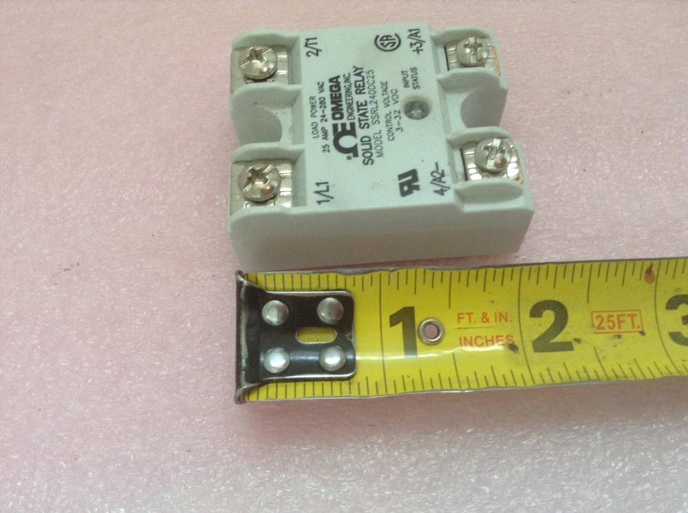 Omega SSRL240DC25 Solid State Relay