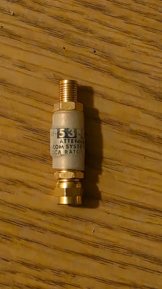Elcom Systems Inc. Attenuator Model AT-53-10 dB (10 dB attenuator)