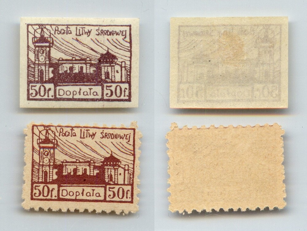 Central Lithuania 1920 SC J1 mint. rtc9484