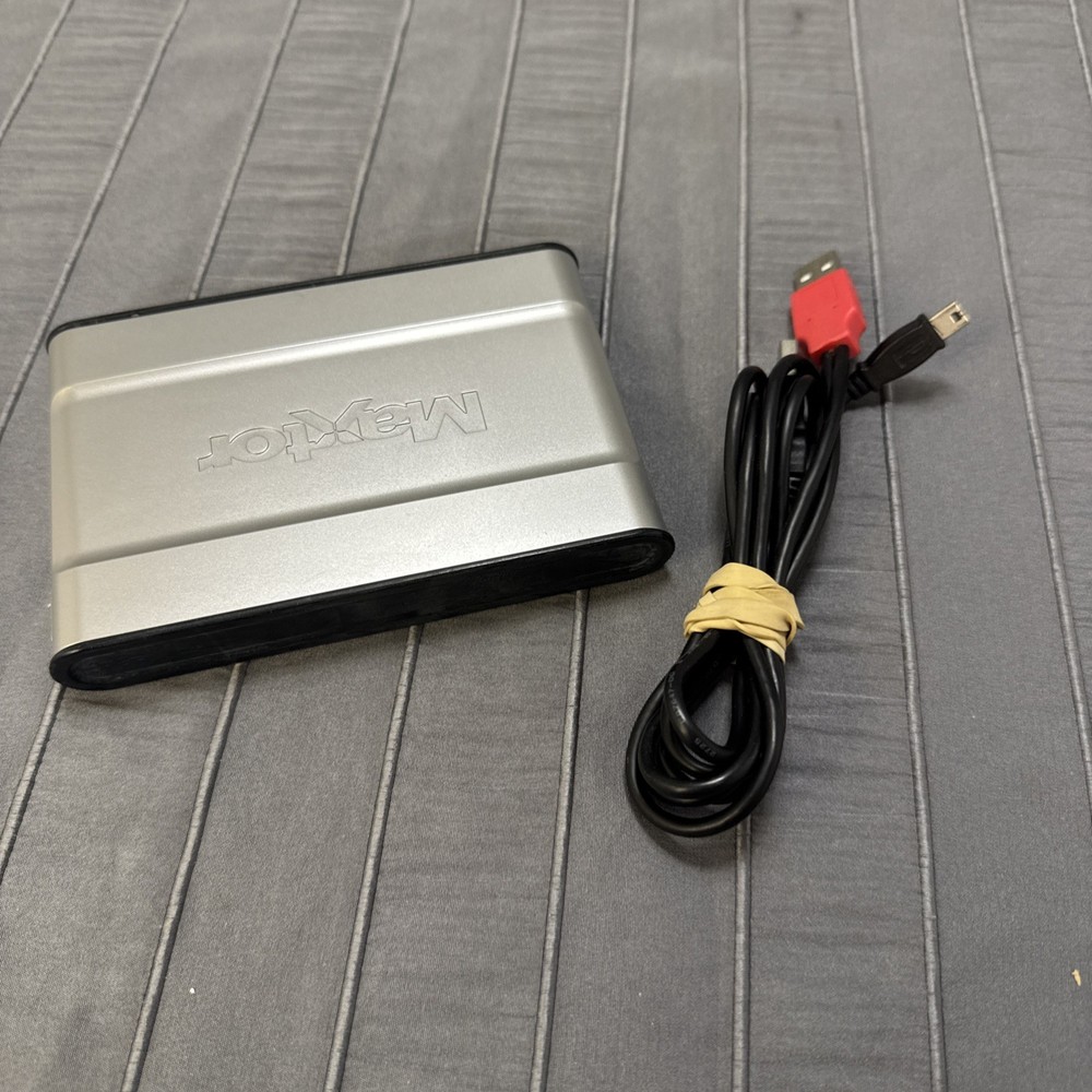 Maxtor OneTouch III Mini External Hard Drive Silver
