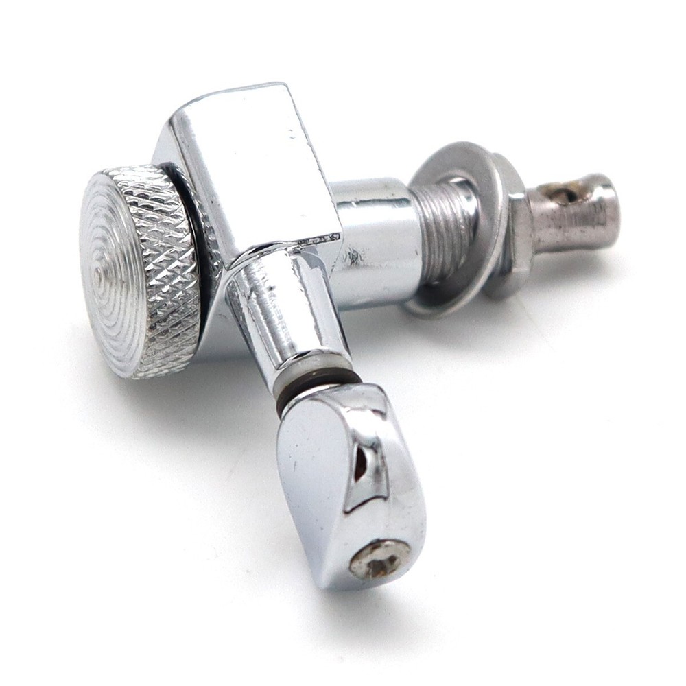 6R inline Guitar Threaded Locking Tuners String Tuning Pegs Machine Heads Silver