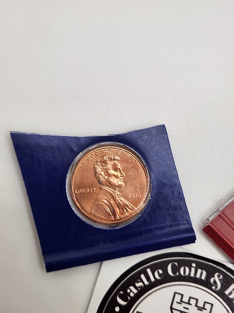 2016 P And D Lincoln Sheild Penny Uncirculated