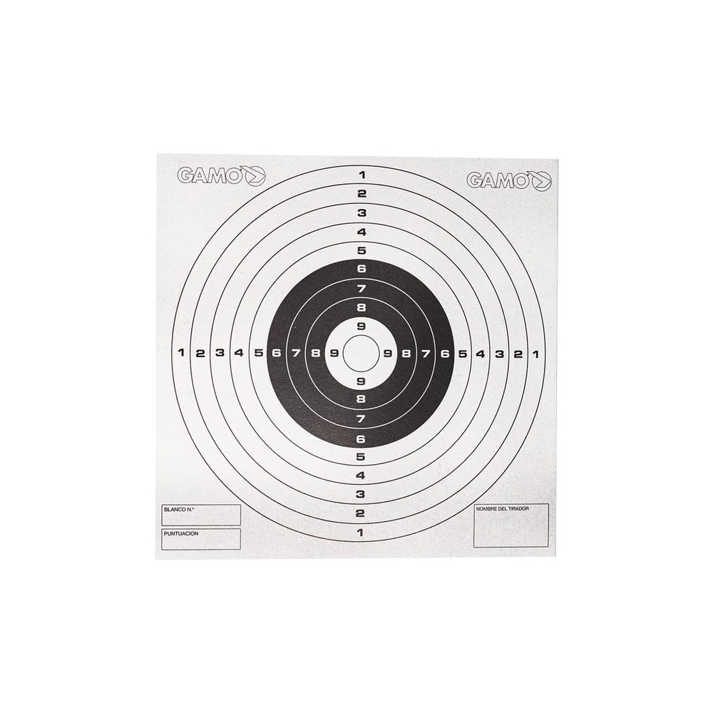 Gamo Paper Targets (100 pack) One Size, White