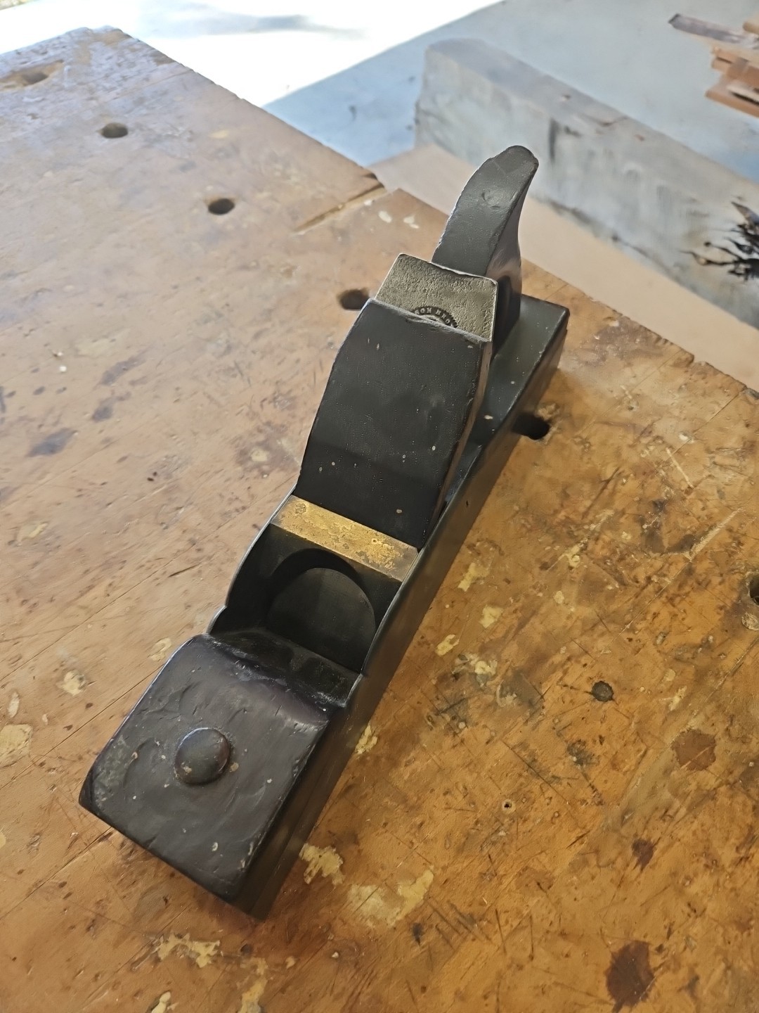 British Infill Plane Only Makers Mark Are Moulson Brothers Stamp On Iron Blade