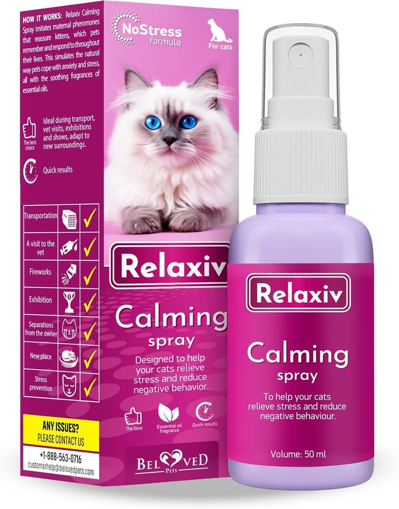 1.7oz Cat Scratch & Stress Relief Pheromone Spray - Effective & Safe Solution