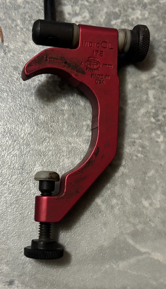Indicol 178 Universal Holding Attachment for Dial Test Indicator red