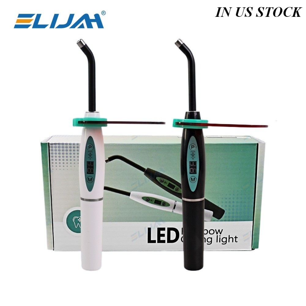 Dental Wireless Cordless LED Cure Curing Light Lamp 2000mw 5W Tool Resin Cure BK