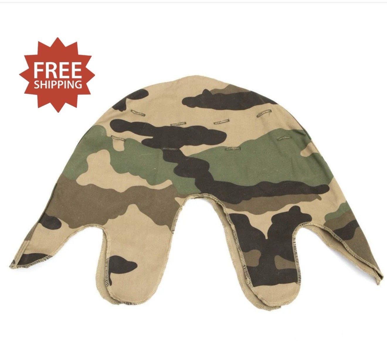 US M1 Vietnam & Post War Woodland Camouflage M-1 Helmet Cover Steel Pot M81