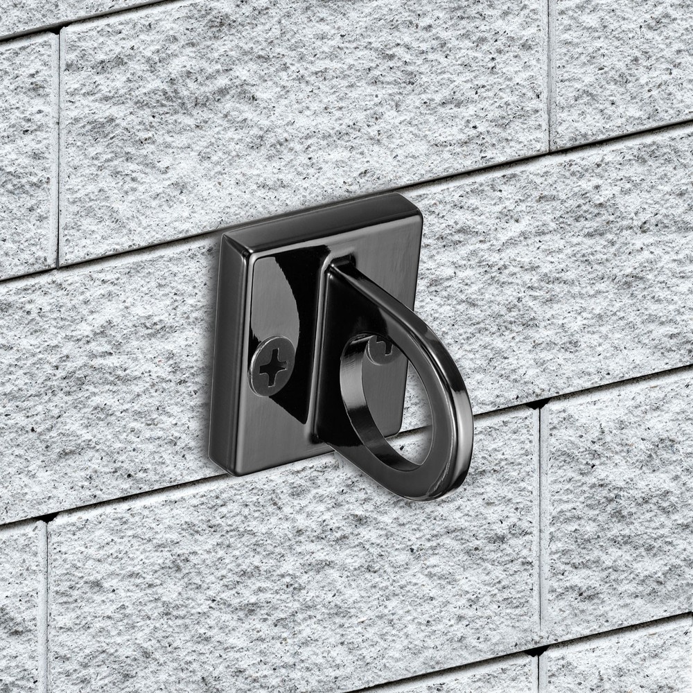 Pad Eye Plate U Hooks Metal Wall Mount Loop Screws Copper