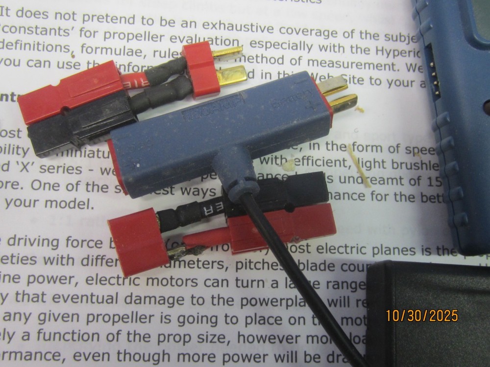 HYPERION EMETER, VOLTMETER, AMMETER, TACH, PROP CONSTANTS/EFFICIENCY ETC., USED