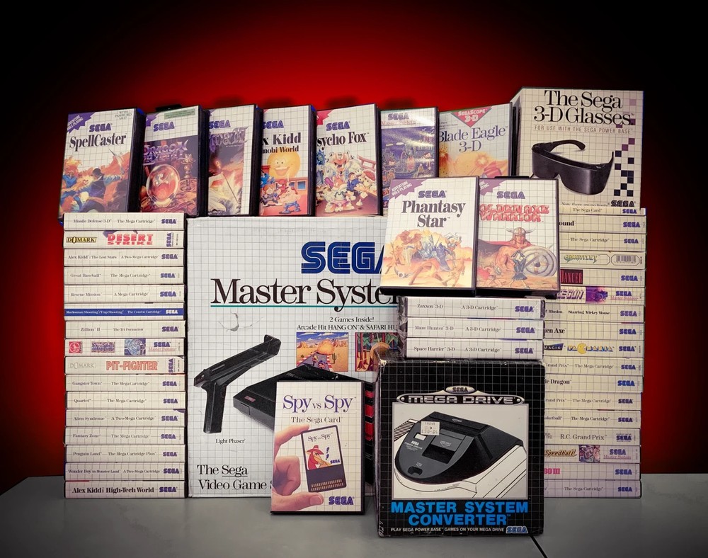 SEGA MASTER SYSTEM 💥RARE BUNDLE💥 Boxed Console & Games Accessories