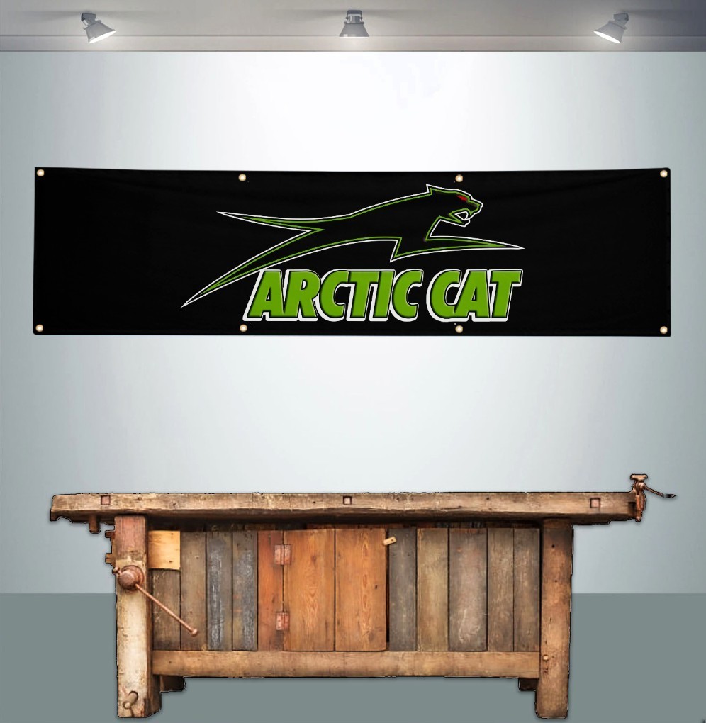 ARCTIC CAT 2' X 8' BANNER FLAG