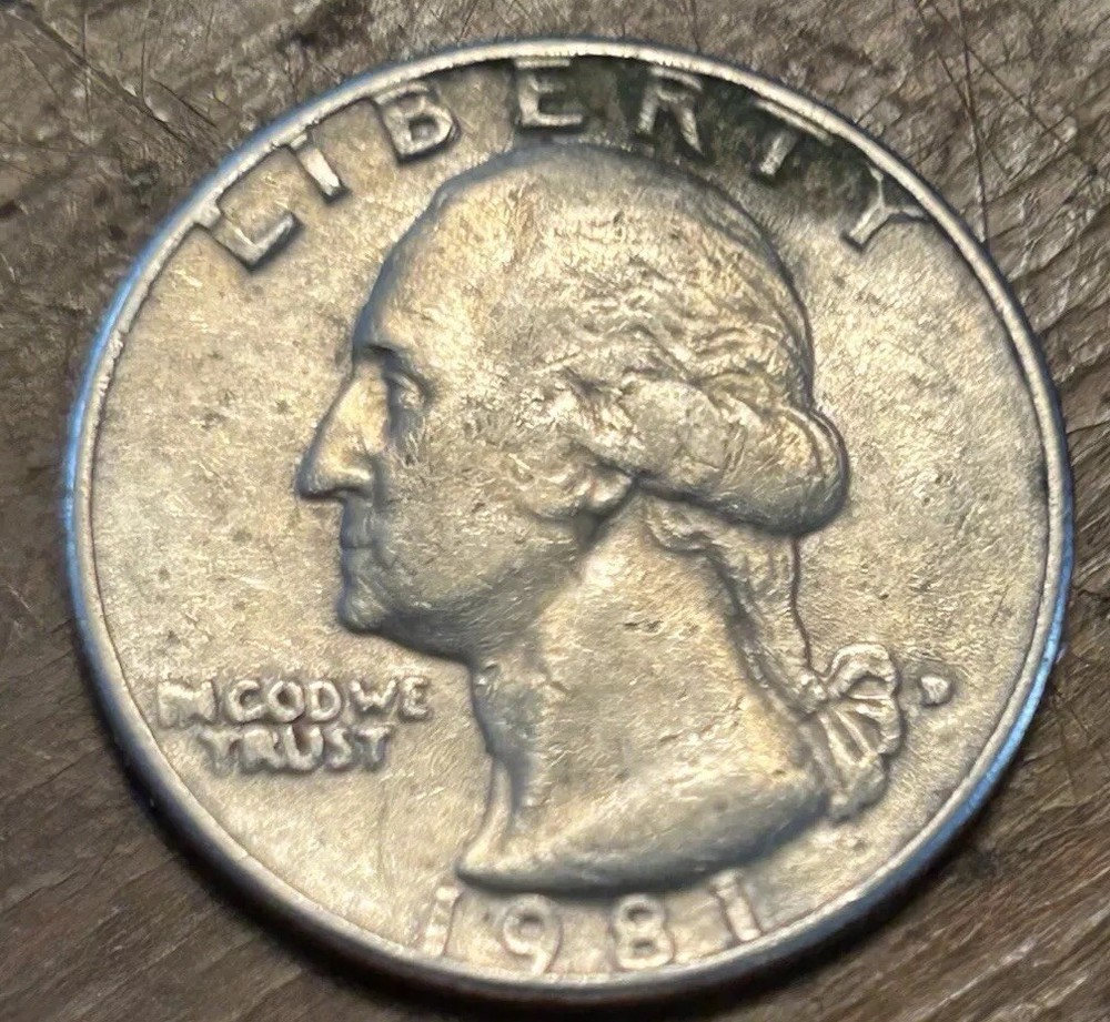 1981 D Quarter, Multiple Errors, Double Die, Filled In D etc