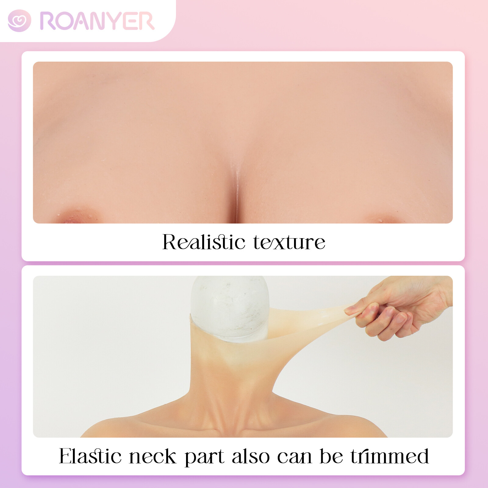 Roanyer E Cup realistic Breast Forms Silicone huge Boobs For Crossdresser