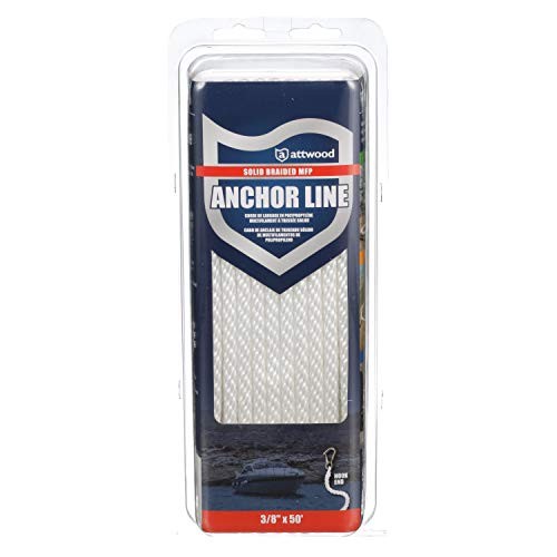 11723-7 Solid Braid Multifilament Polypropylene Anchor Line with Spring Hook