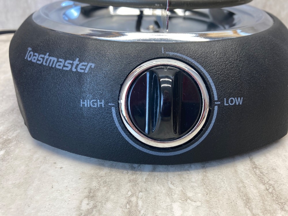 Toastmaster Single Burner- Chrome Drip Tray - Adjustable - Heat Control
