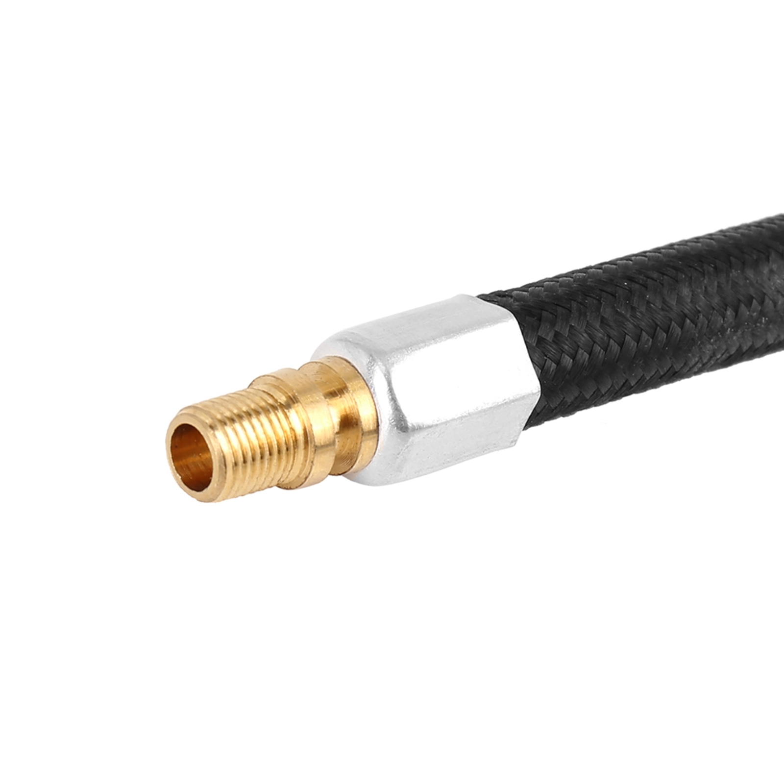 10cm Car Tire Valve Connect Air Chuck Inflator Pump Extension Hose Adapter 2pcs