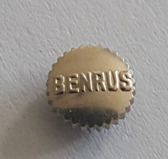 Benrus Shallow Undercut Gold Plated Crown