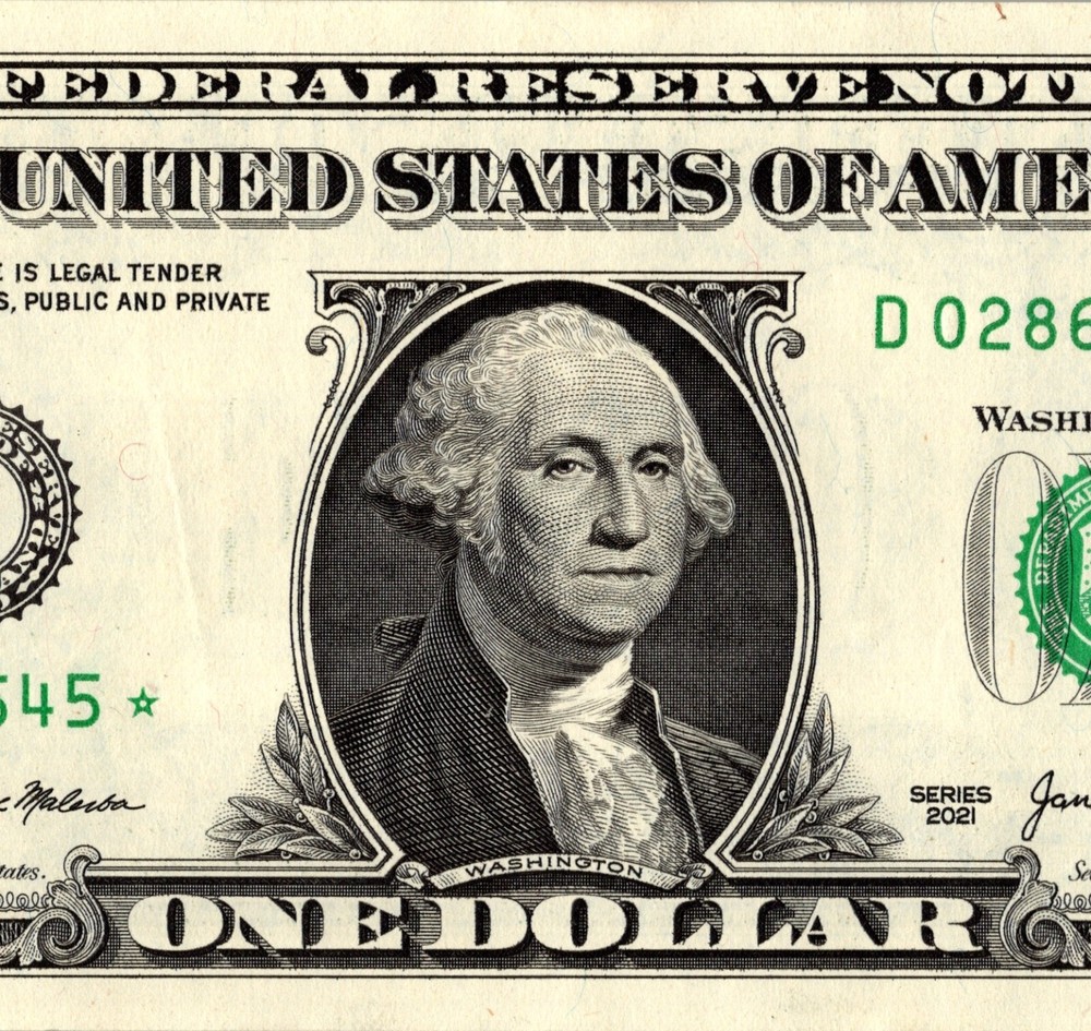 2021 D Star note Fancy Serial Number Regular Run