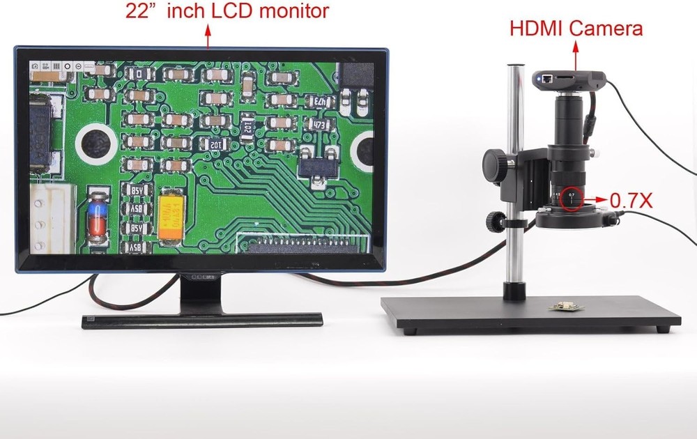 High-Power C-Mount Lens Adapter for Microscope Cameras