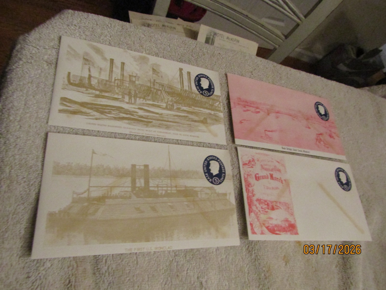Philatelic Congress St Louis 1963 Eads Bridge Ironclad Gun Boats Envelopes FDC