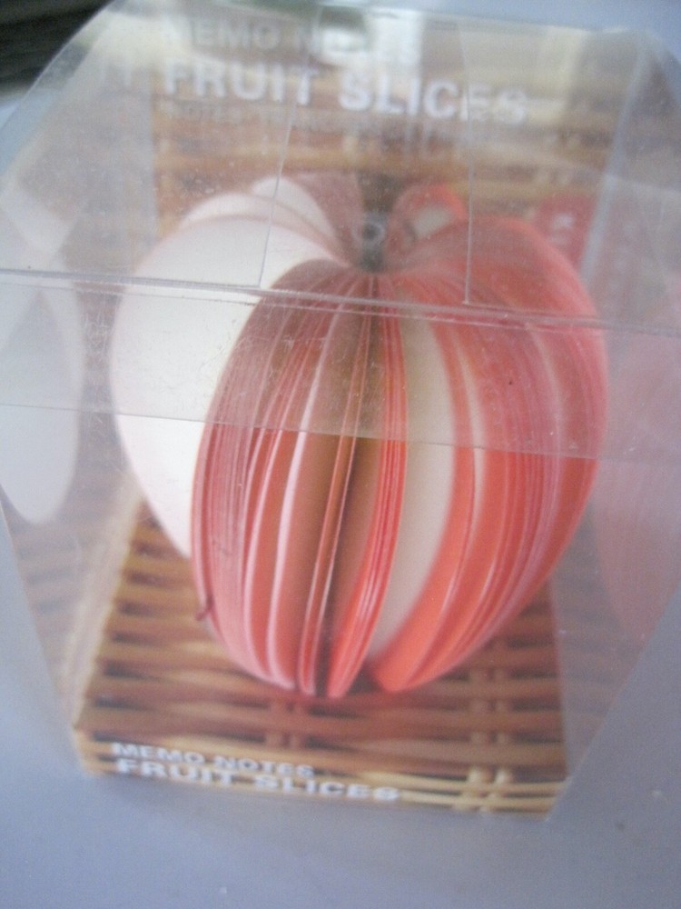 Memo Notes Fruit Slices Apple NIB