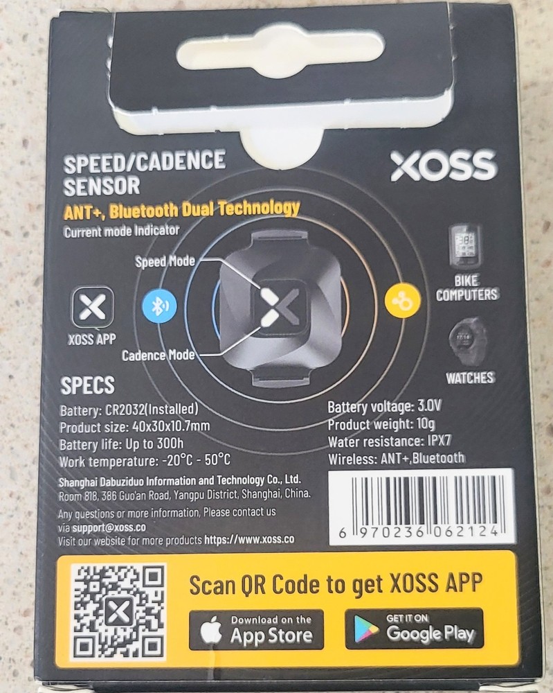 Vortex Speed Cadence Sensor Cycling Computer Speedometer ANT+ Bluetooth✍️✍️