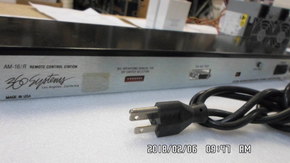 360 Systems AM-16/R Remote Control Station