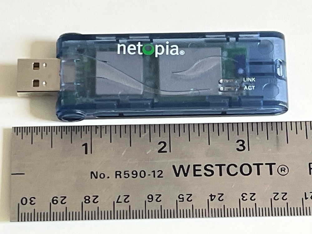 Netopia TER/USB-E USB Wireless LAN Adapter WiFi Dongle – Untested