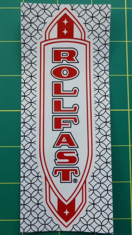 Seat post decal for vintage Rollfast bicycle