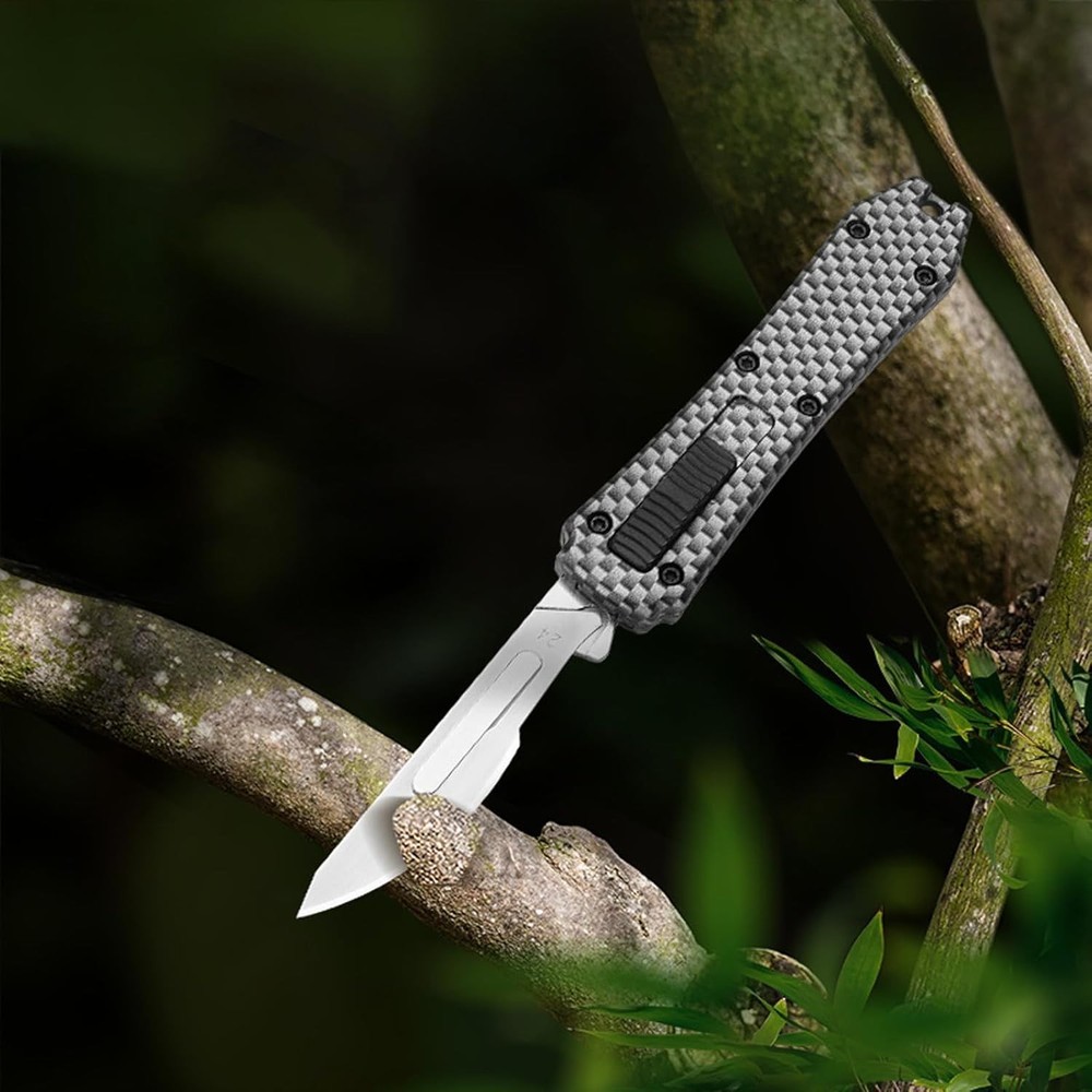 Switch Blades Utility Knife, Automatic Knife Push Button, Retractable Utility Kn