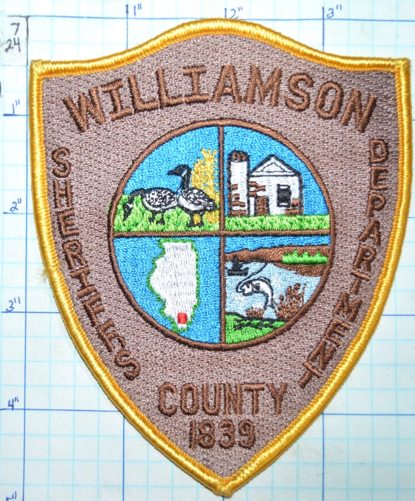 ILLINOIS, WILLIAMSON COUNTY SHERIFF SHERIFF'S POLICE DEPT PATCH