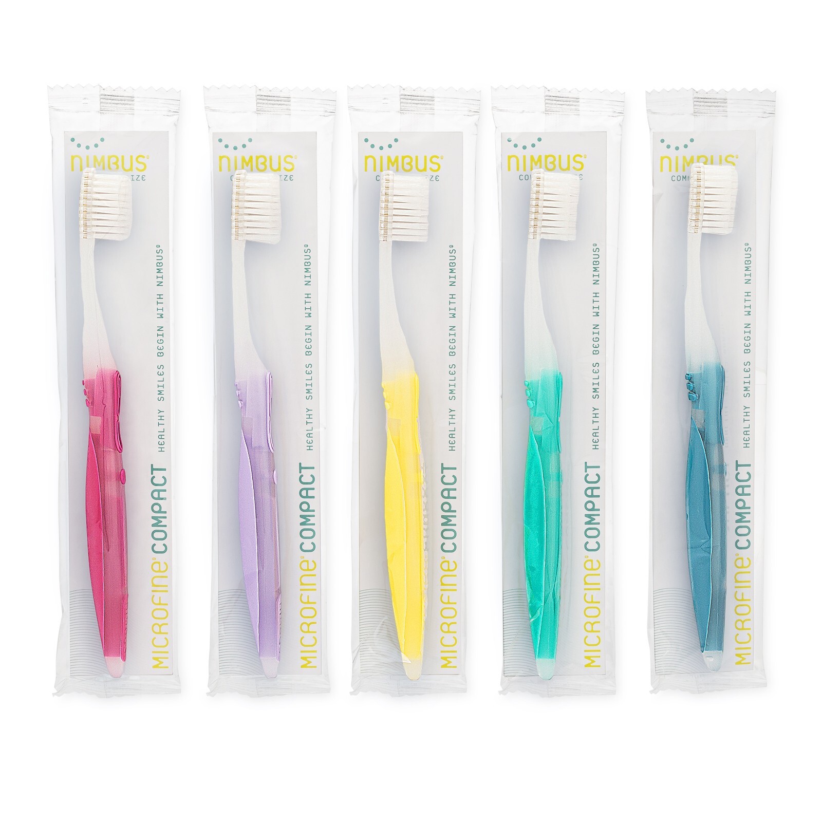 Nimbus Extra Soft Toothbrushes (Compact Size Head) Assorted Colors