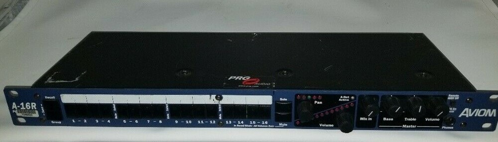 Aviom A-16R Personal Rackmount Mixer