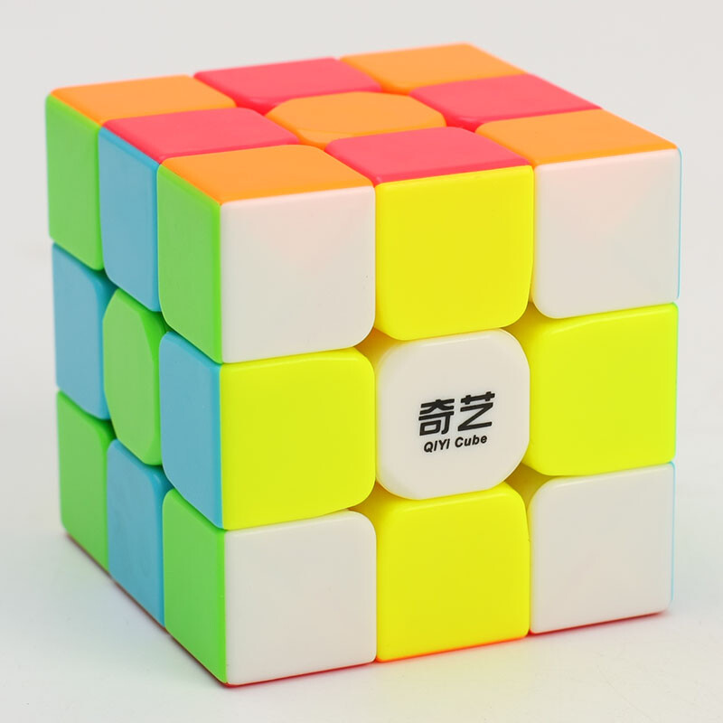 3X3x3 StickerLess Magic Cube Speed Smooth Cube Educational Toy Cube - Qiyi