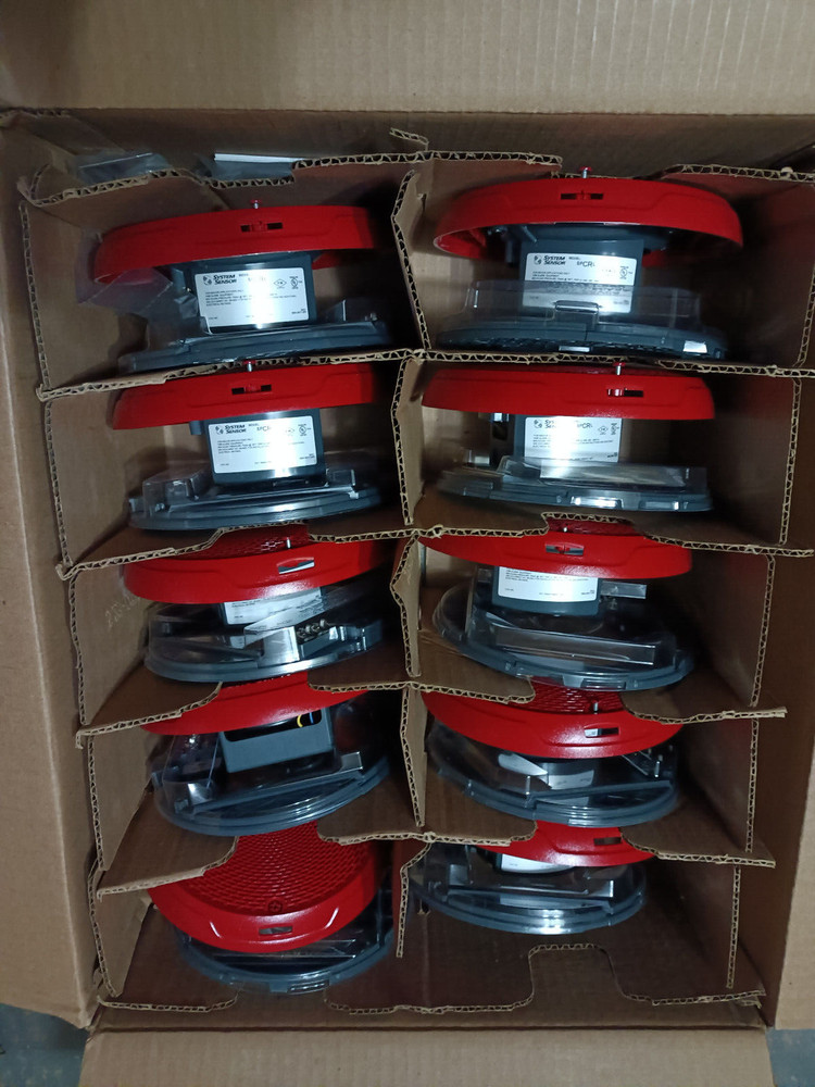 SYSTEM SENSOR SPCRL-BP10 - Speaker Only, Ceiling, Red, Bulk Pack of 10 Units