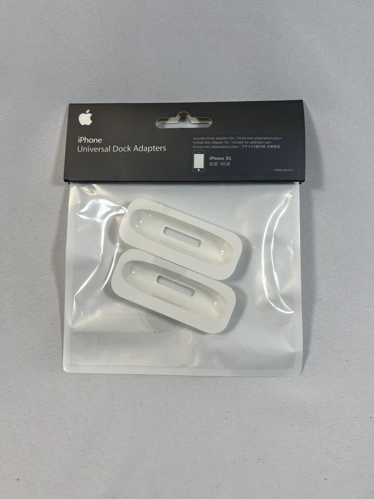 Pack Apple iPhone 3G 3GS Dock Adapters Universal Docking Station MB546G/A