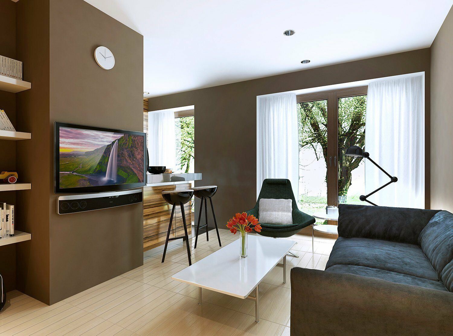 Mount-It! Soundbar Bracket Universal Sound Bar TV Mount for Mounting