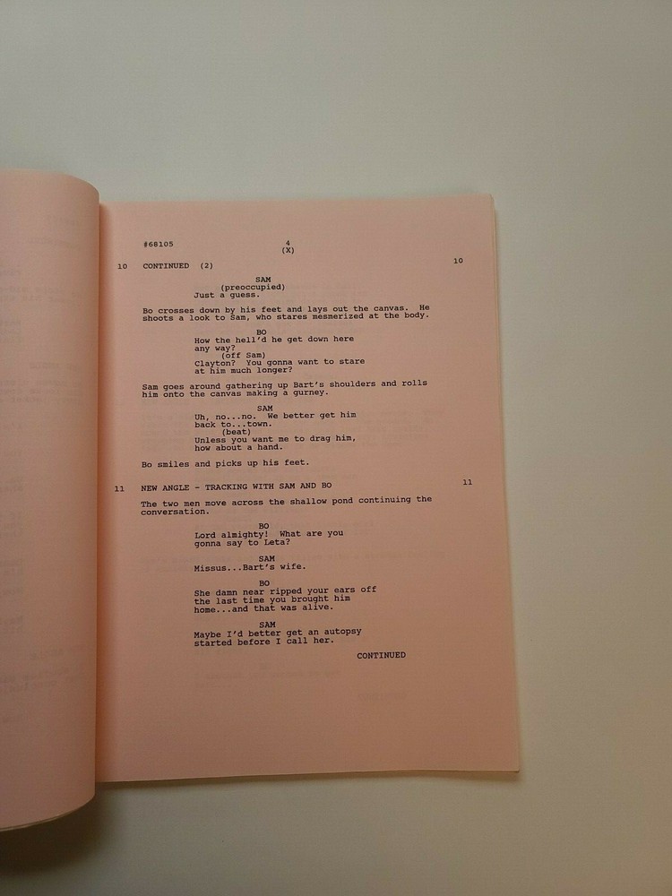 QUANTUM LEAP / Deborah Pratt 1992 TV Script, "Trilogy: Part 1 - August 8, 1955"