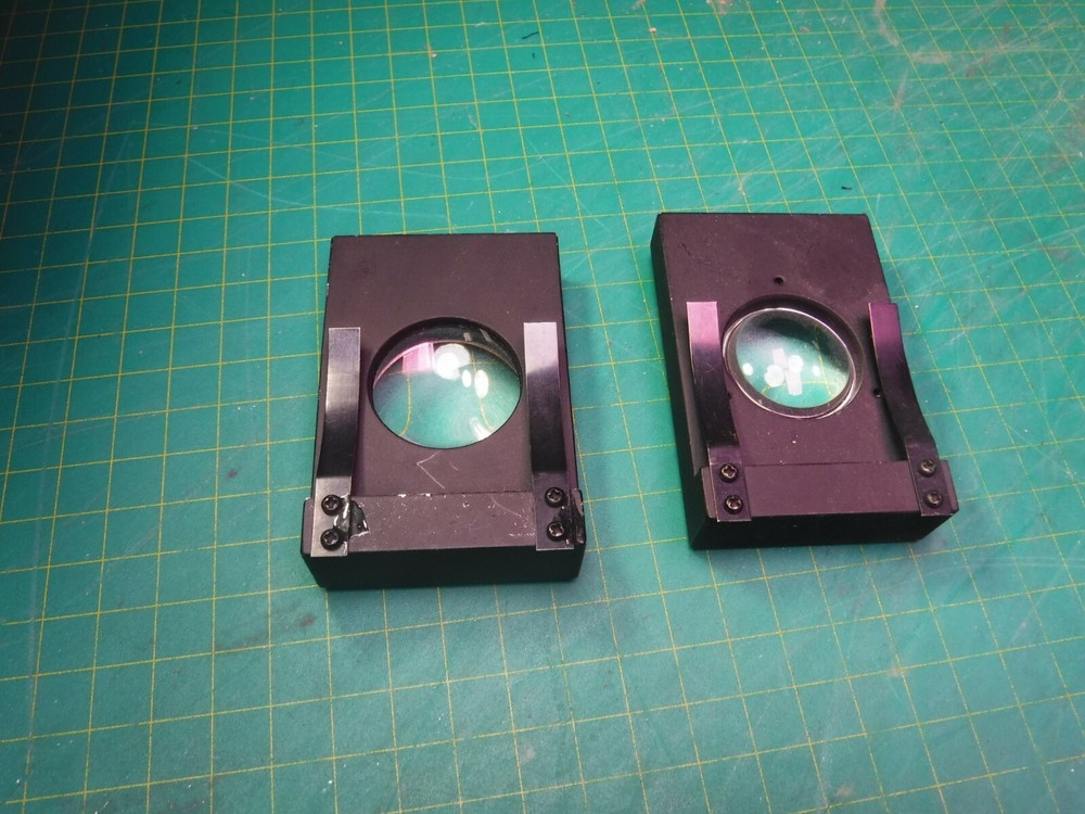 1 LOT (2) NIKON MICROSCOPE SLIDE STAGE WITH MOUNT