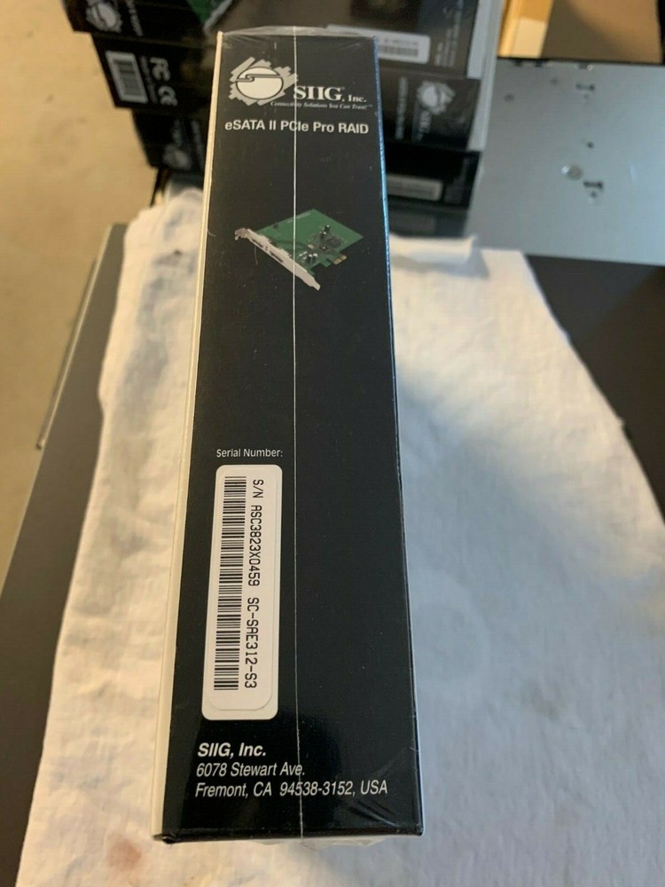 SIIG ESATA II PCIE PRO RAID CONTROLLER SC-SAE312-S3