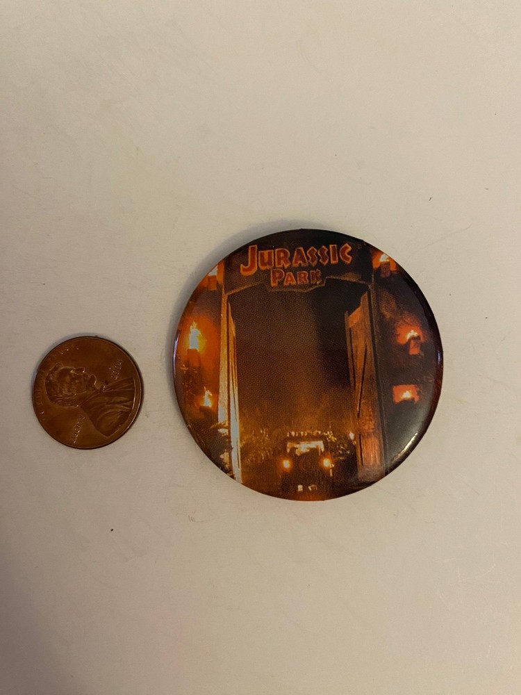 Jurassic Park 1993 Pin Back Button P36