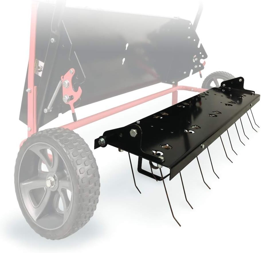 Space-Saving 40-Inch SmartLink Lawn Dethatcher - Lightweight & Effective