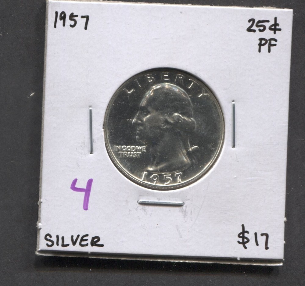 1957-Washington Quarter -PF