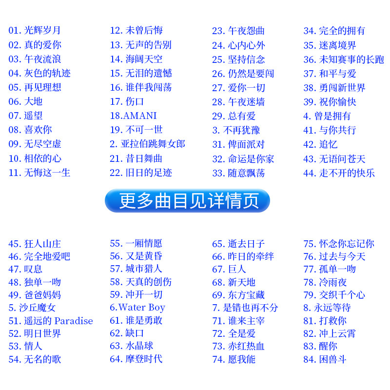 黄家驹Beyond专辑歌曲车载u盘粤语经典老歌无损高音质usb汽车优盘